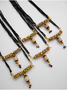 Meenakari Mangalsutra (6 Pcs)